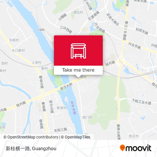 新桂横一路 map