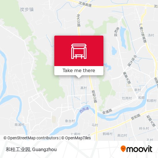 和桂工业园 map