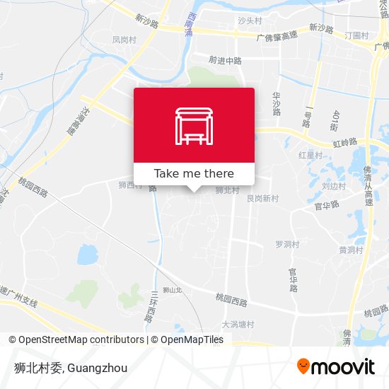 狮北村委 map