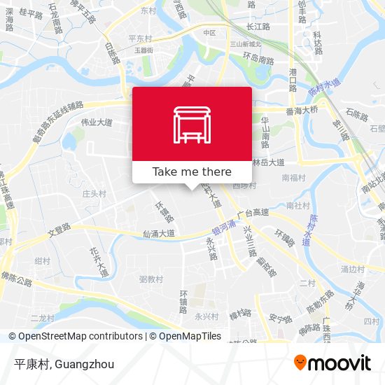 平康村 map