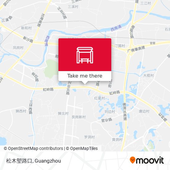 松木塱路口 map