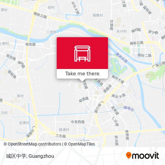 城区中学 map
