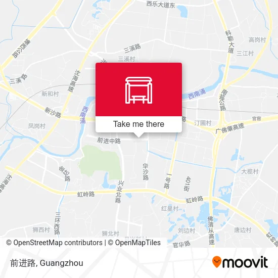 前进路 map