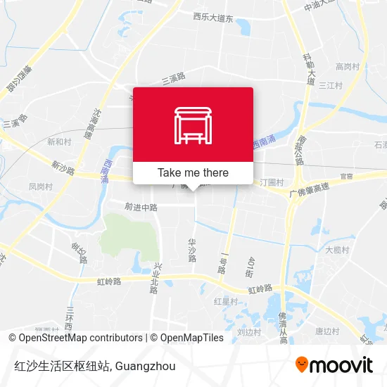 红沙生活区枢纽站 map