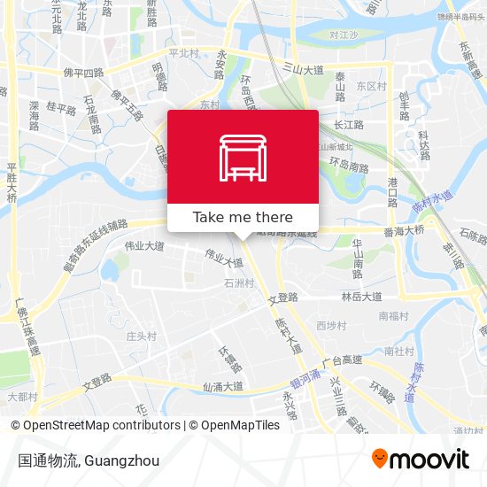 国通物流 map