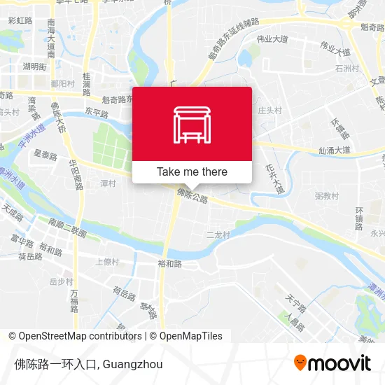 佛陈路一环入口 map