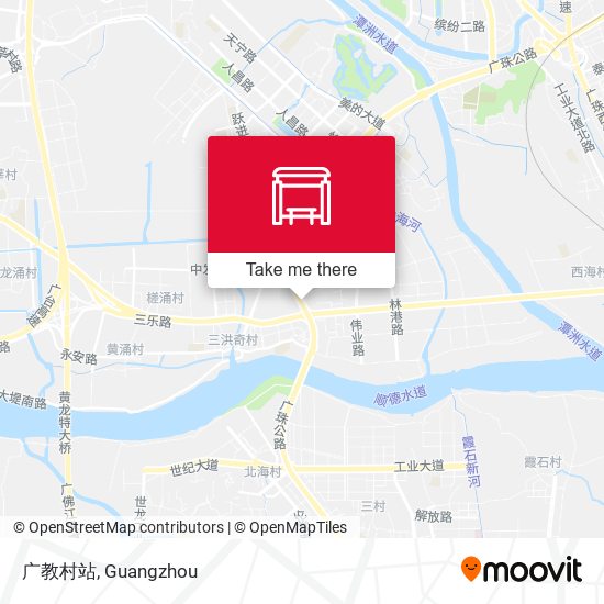 广教村站 map