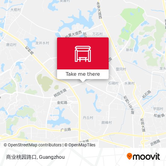 商业桃园路口 map
