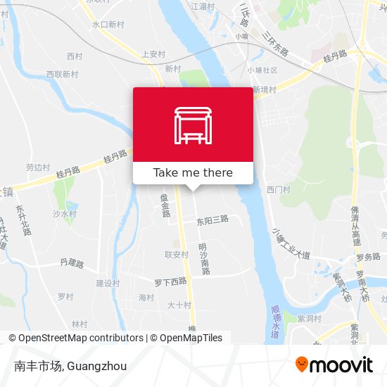 南丰市场 map