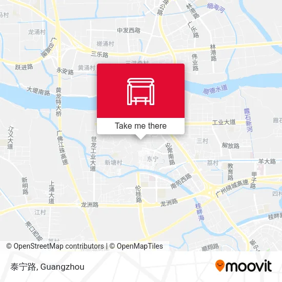 泰宁路 map