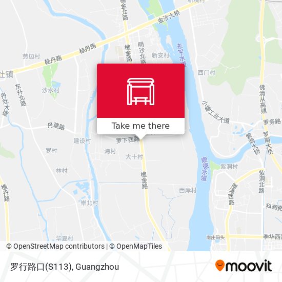 罗行路口(S113) map