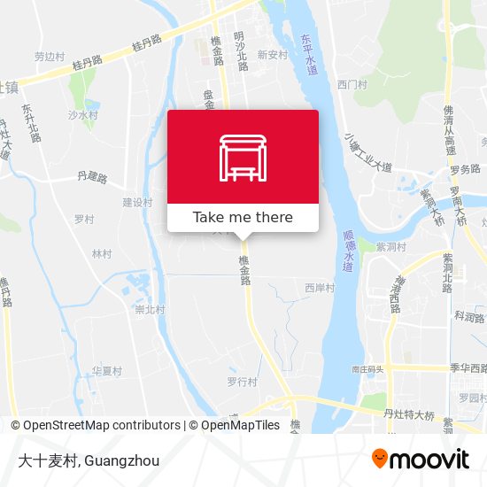 大十麦村 map