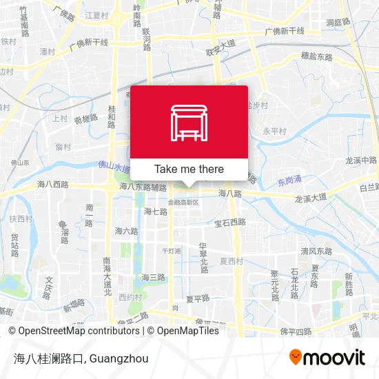 海八桂澜路口 map