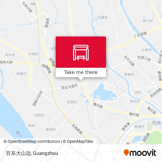 百东大山边 map