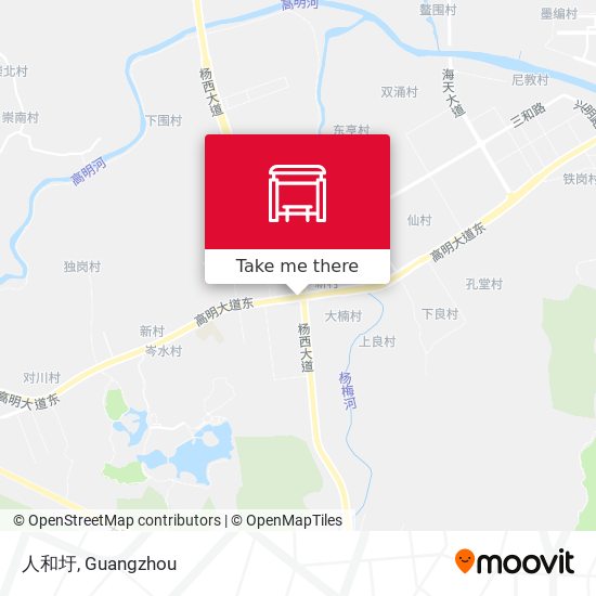 人和圩 map