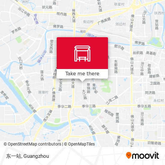 东一站 map