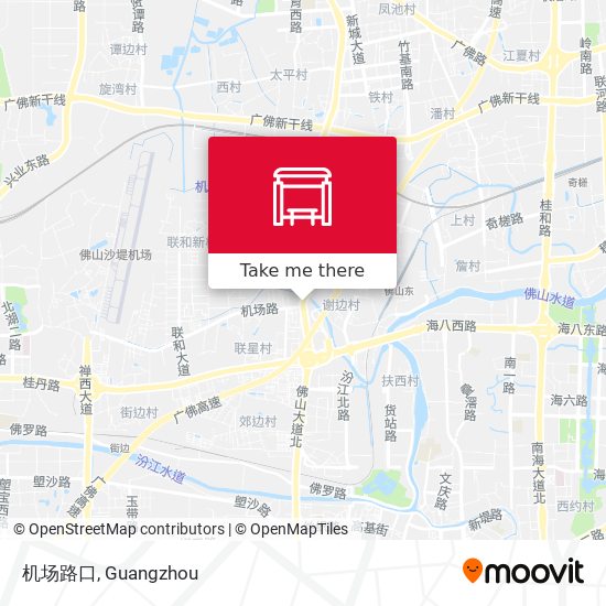 机场路口 map