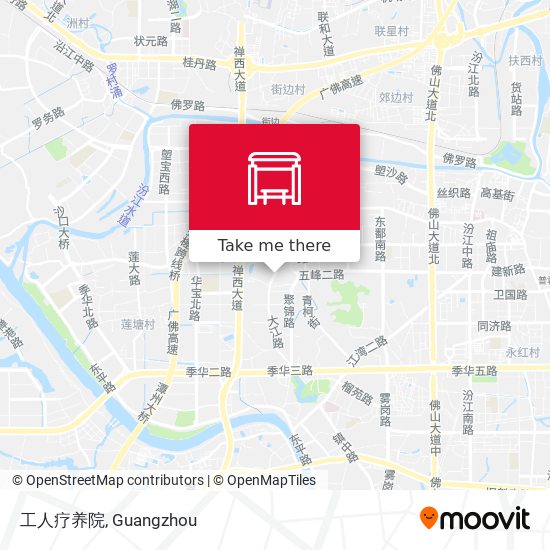 工人疗养院 map