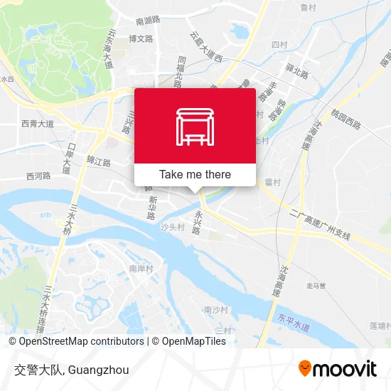 交警大队 map