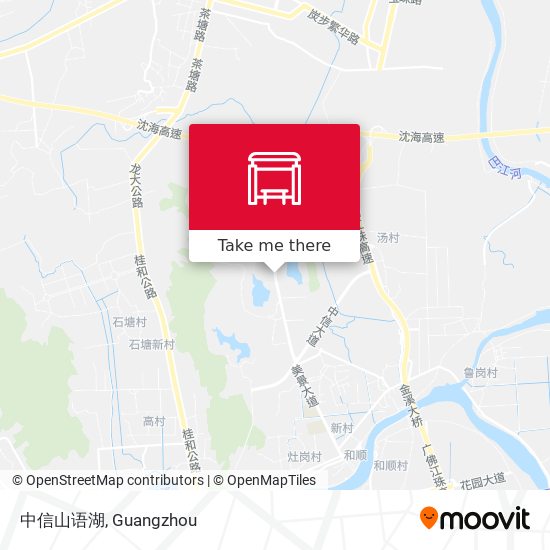 中信山语湖 map