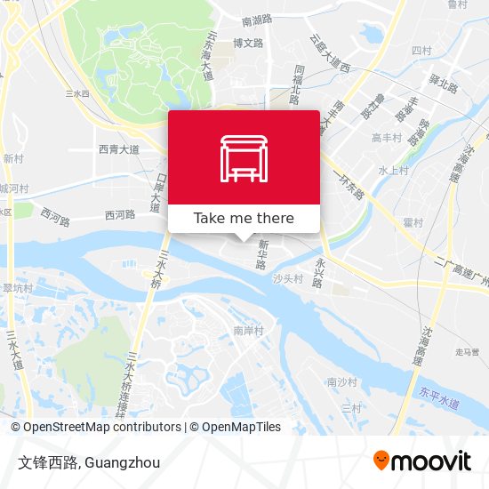 文锋西路 map