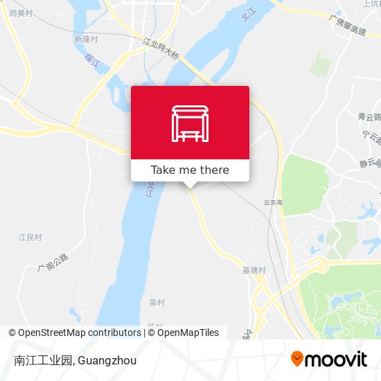 南江工业园 map