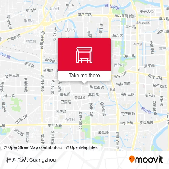 桂园总站 map