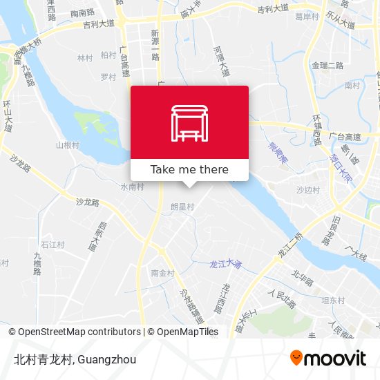 北村青龙村 map