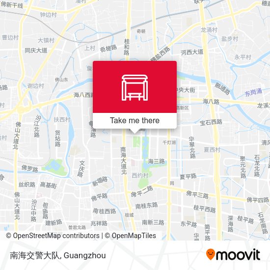 南海交警大队 map