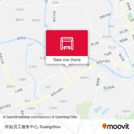 祥如员工服务中心 map