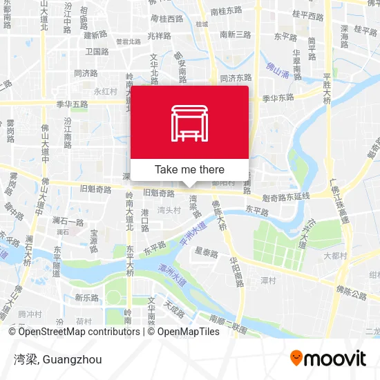 湾梁 map