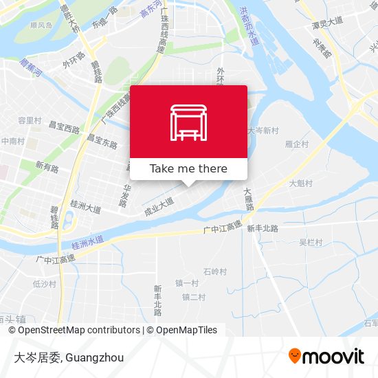 大岑居委 map