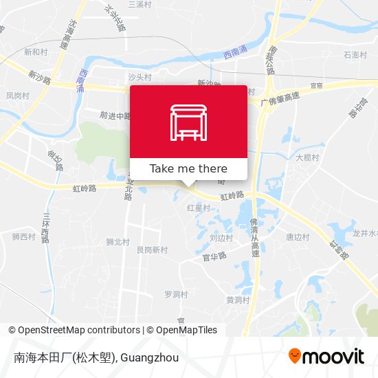 南海本田厂(松木塱) map