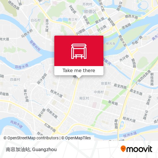 南容加油站 map