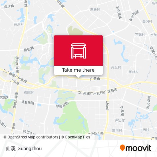 仙溪 map