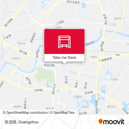 前进路 map