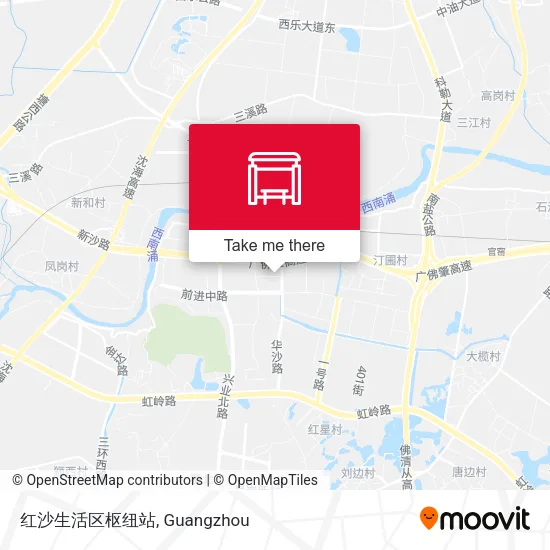 红沙生活区枢纽站 map