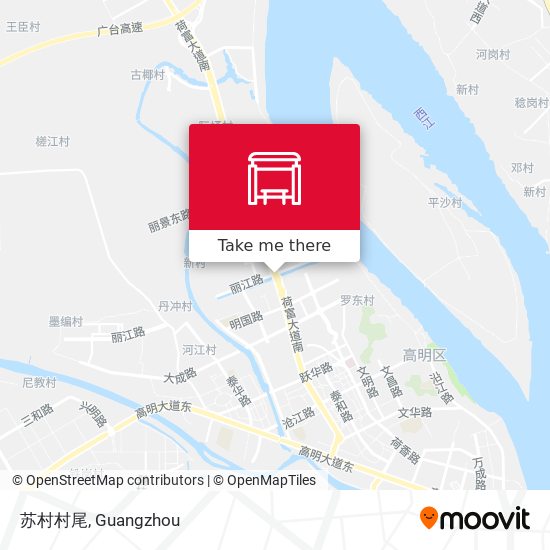 苏村村尾 map