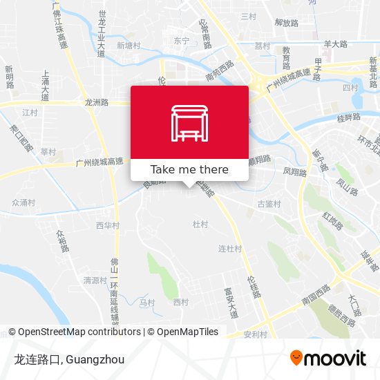 龙连路口 map