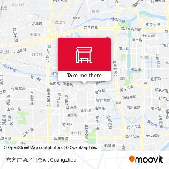 东方广场北门总站 map
