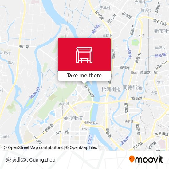 彩滨北路 map