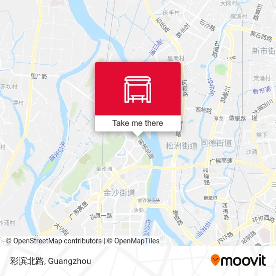 彩滨北路 map