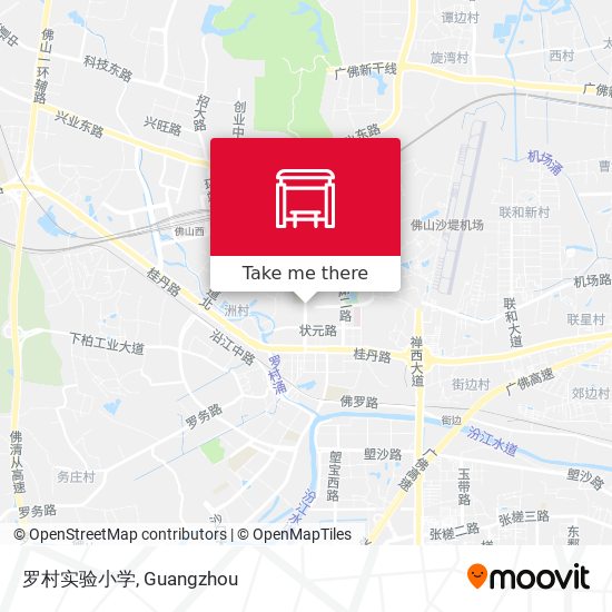 罗村实验小学 map