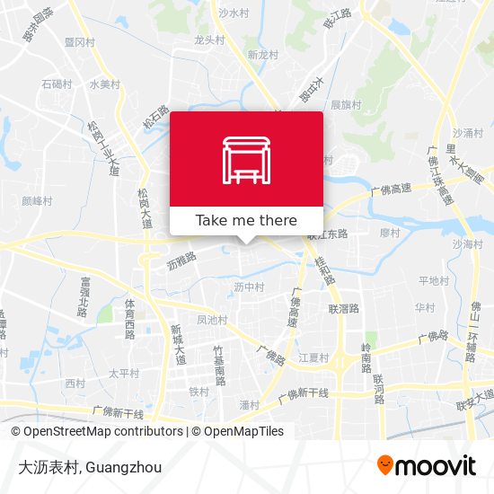 大沥表村 map