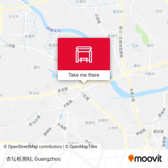 杏坛检测站 map