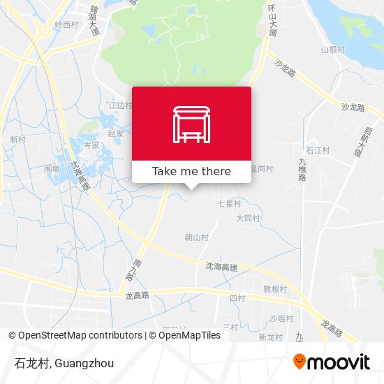 石龙村 map
