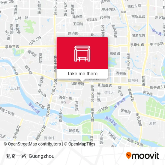 魁奇一路 map