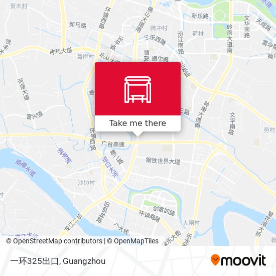 一环325出口 map