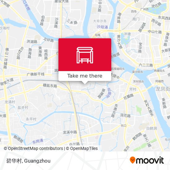碧华村 map