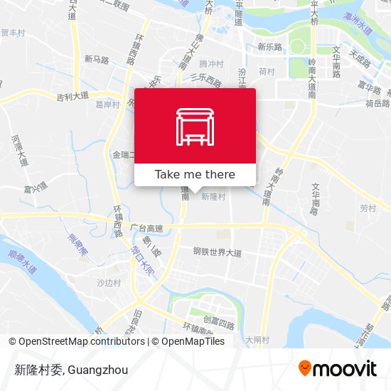 新隆村委 map